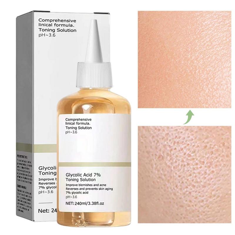 Glycolic Acid Exfoliant - 100ml/240ml Exfoliateing Face Toner Glycolic Acid