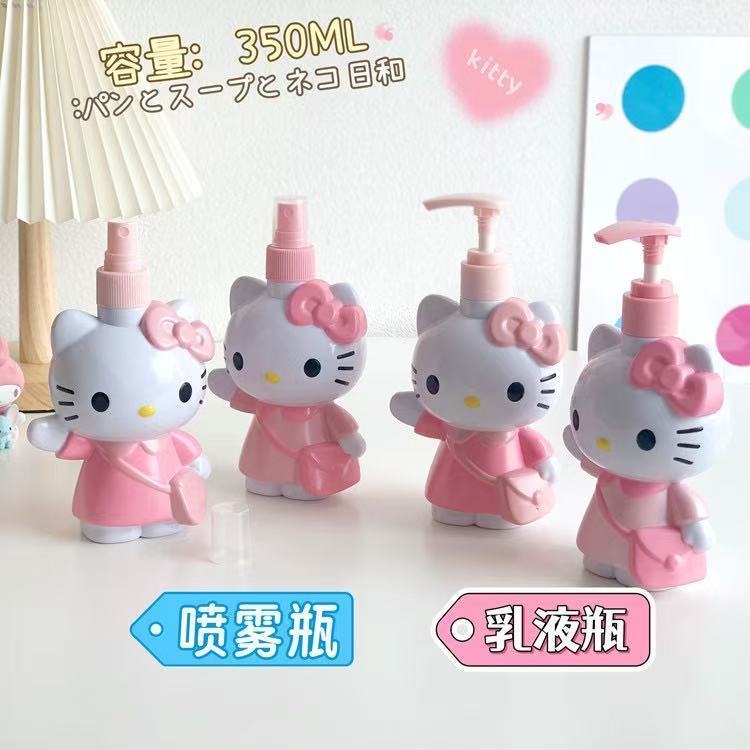 Skincare Animate - Hello Kitty dispensing bottle lotion cartoon