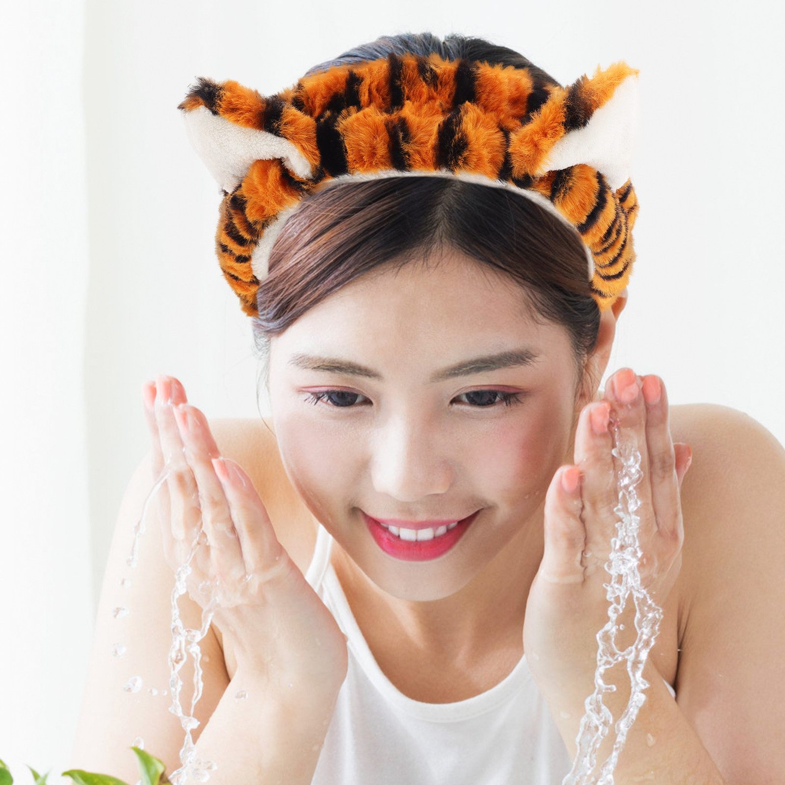 Skincare Animate - Tiger Ear Headband Cute Cartoon Animal