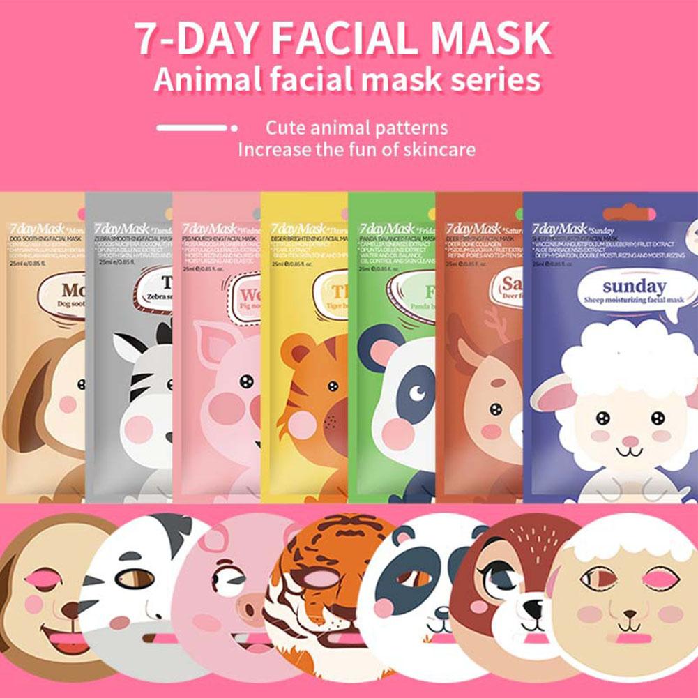Skincare Animate - 1/7pcs Facial Mask Deep Hydrating Sheet