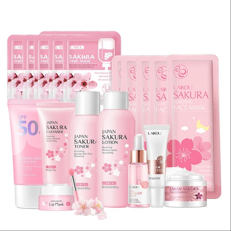 Aha Bha Exfoliant - Japan Sakura Facial Cleaner Korean Face
