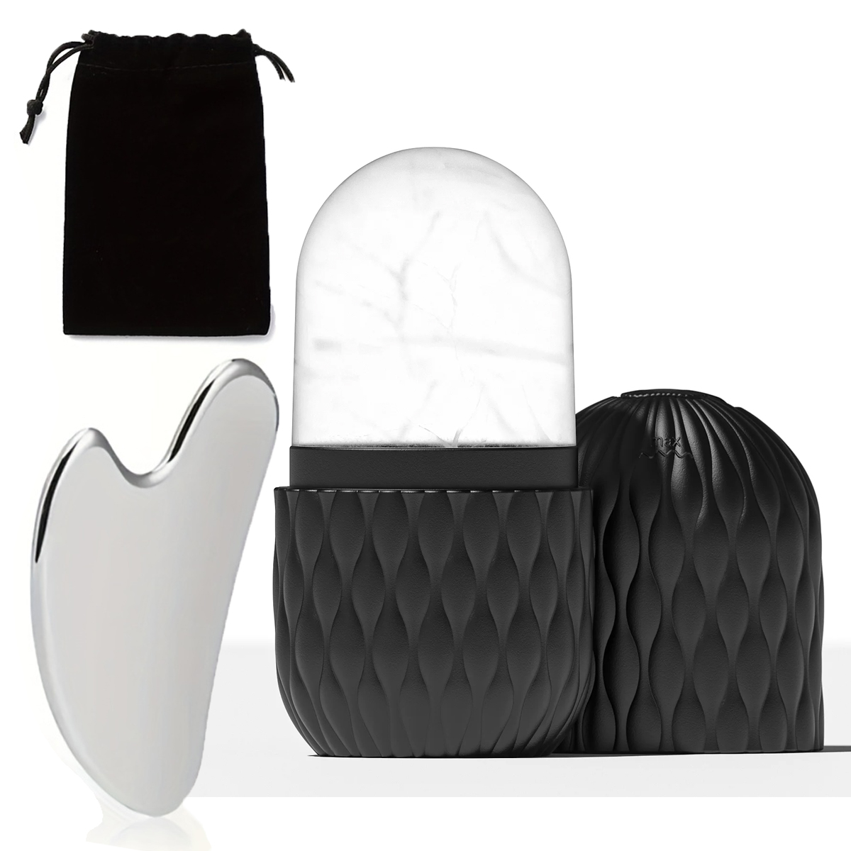 Skincare Natur E - Ice Roller & Stainless Steel Gua