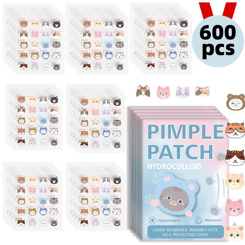 Skincare Animate - 600pcs Cartoon Animal Shaped Acne Patches