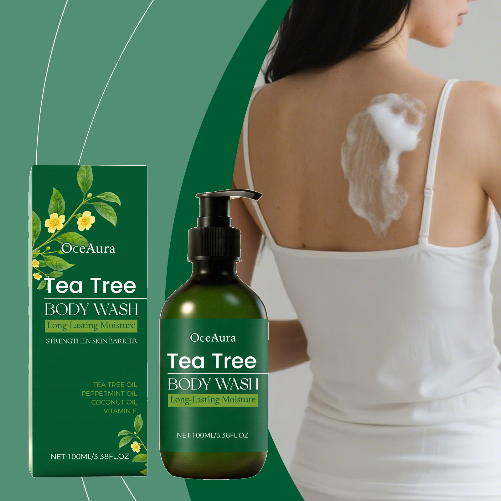 Aha Bha Exfoliant - Tea Tree Refreshing Shower Gel Clean