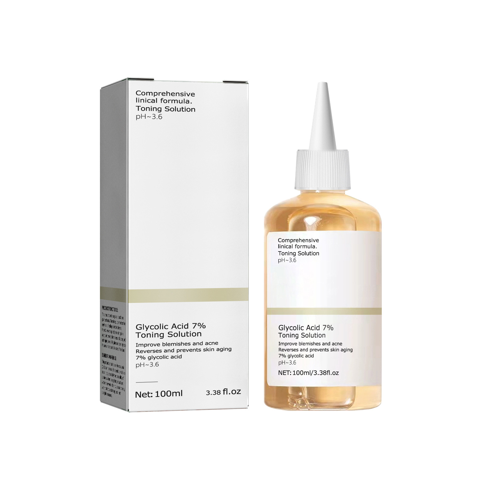 Glycolic Acid Exfoliant - 100ml Glycolic Acid 7% Toning Solution