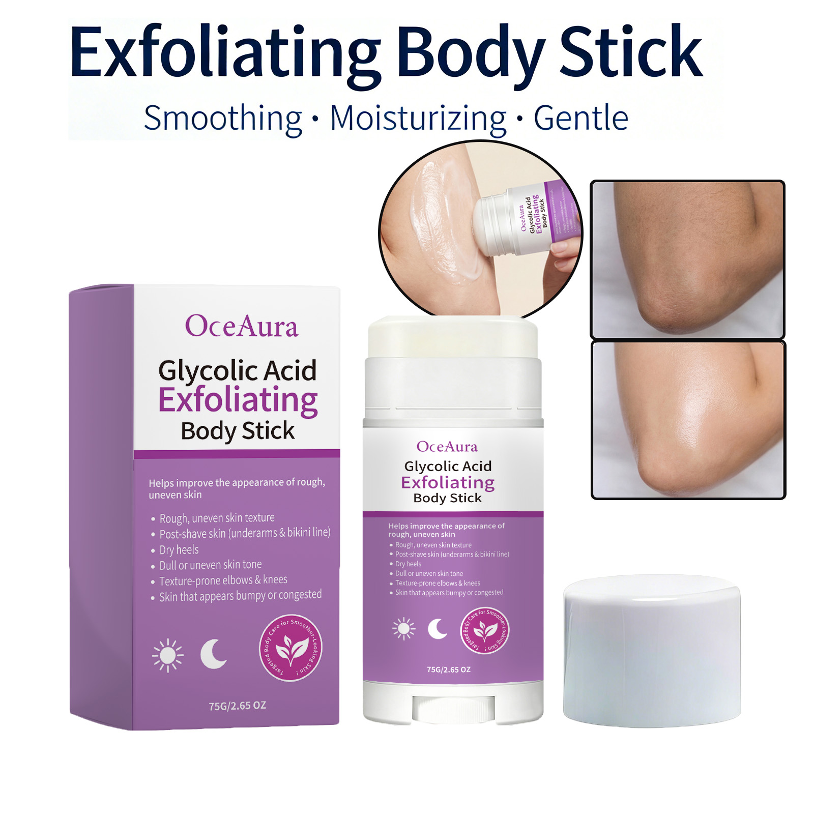 Aha Bha Exfoliant - Exfoliating Body Stick Smoothing AHA BHA