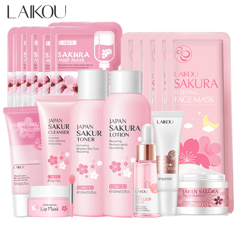 Aha Bha Exfoliant - Sakura Facial Cleaner Korean Face Serum