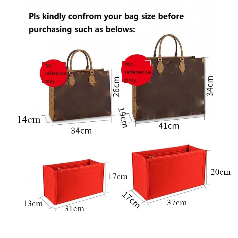 Felt Cloth Insert Bag Fits BOO - Skincare Dior review and price
