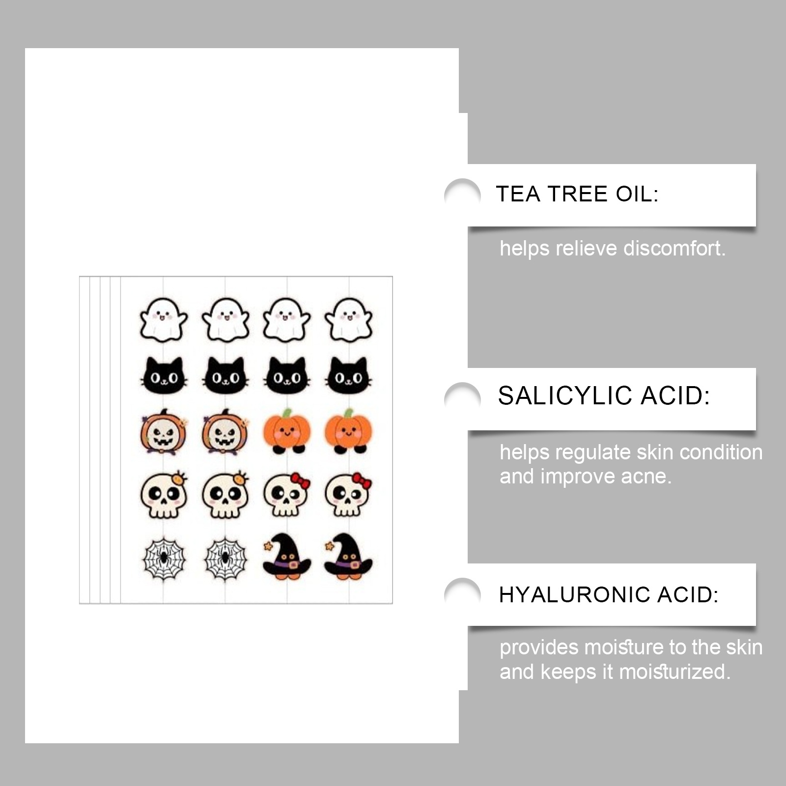 Halloween Acne Patches,100pcs  - Tea Tree Spot Treatment review and price