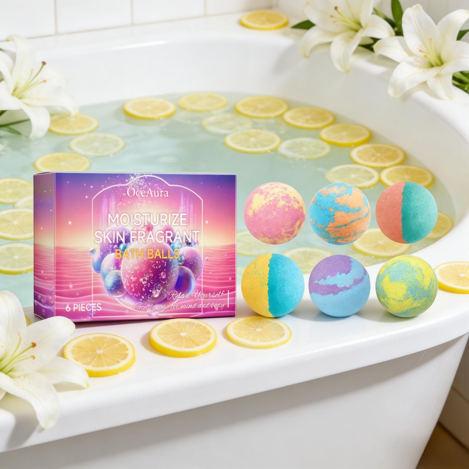 OceAura Bath Bubble Balls Soft - Skincare Natur E review and price