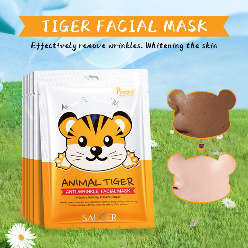 5pcs SADOER Animal Pattern Mas - Skincare Animate review and price