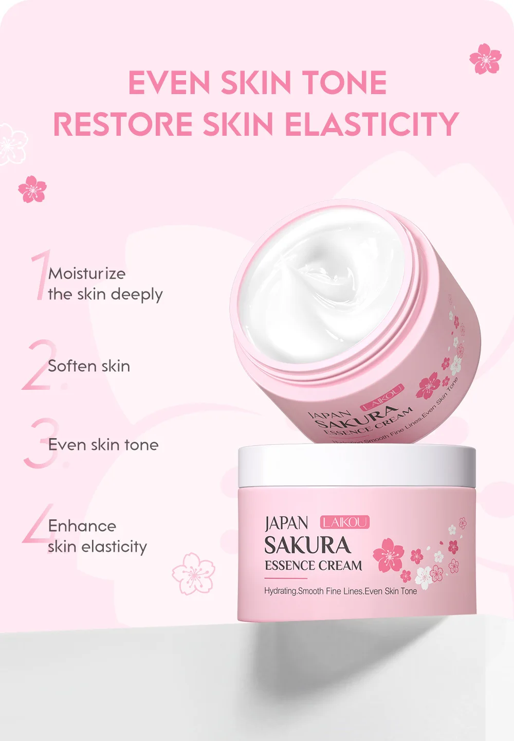 LAIKOU Japan Sakura Essence Cr - Skincare Niacinamide review and price