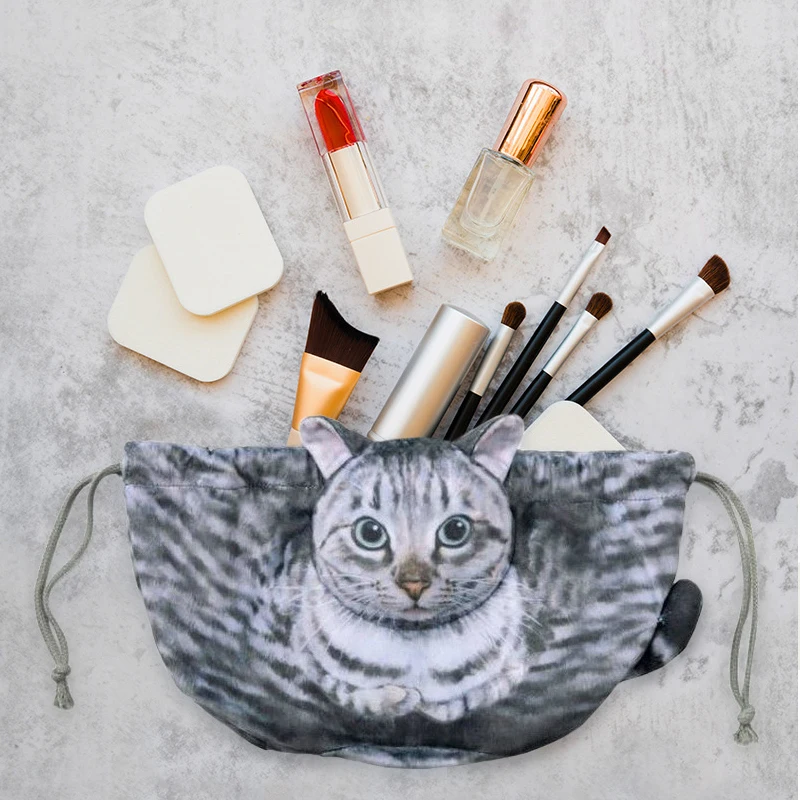 Cat-Shaped Cosmetic Storage Ba - Skincare Animate review and price
