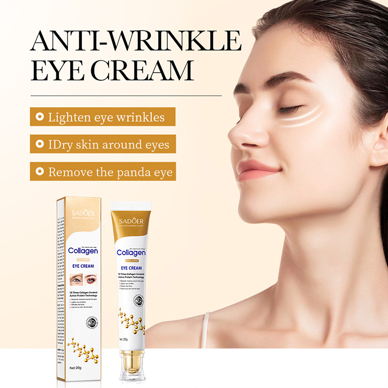 SADOER Collagen Skin Care Sets - Caffeine Eye Serum review and price