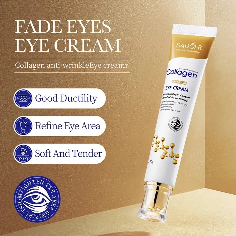 SADOER Collagen Skin Care Sets - Caffeine Eye Serum review and price