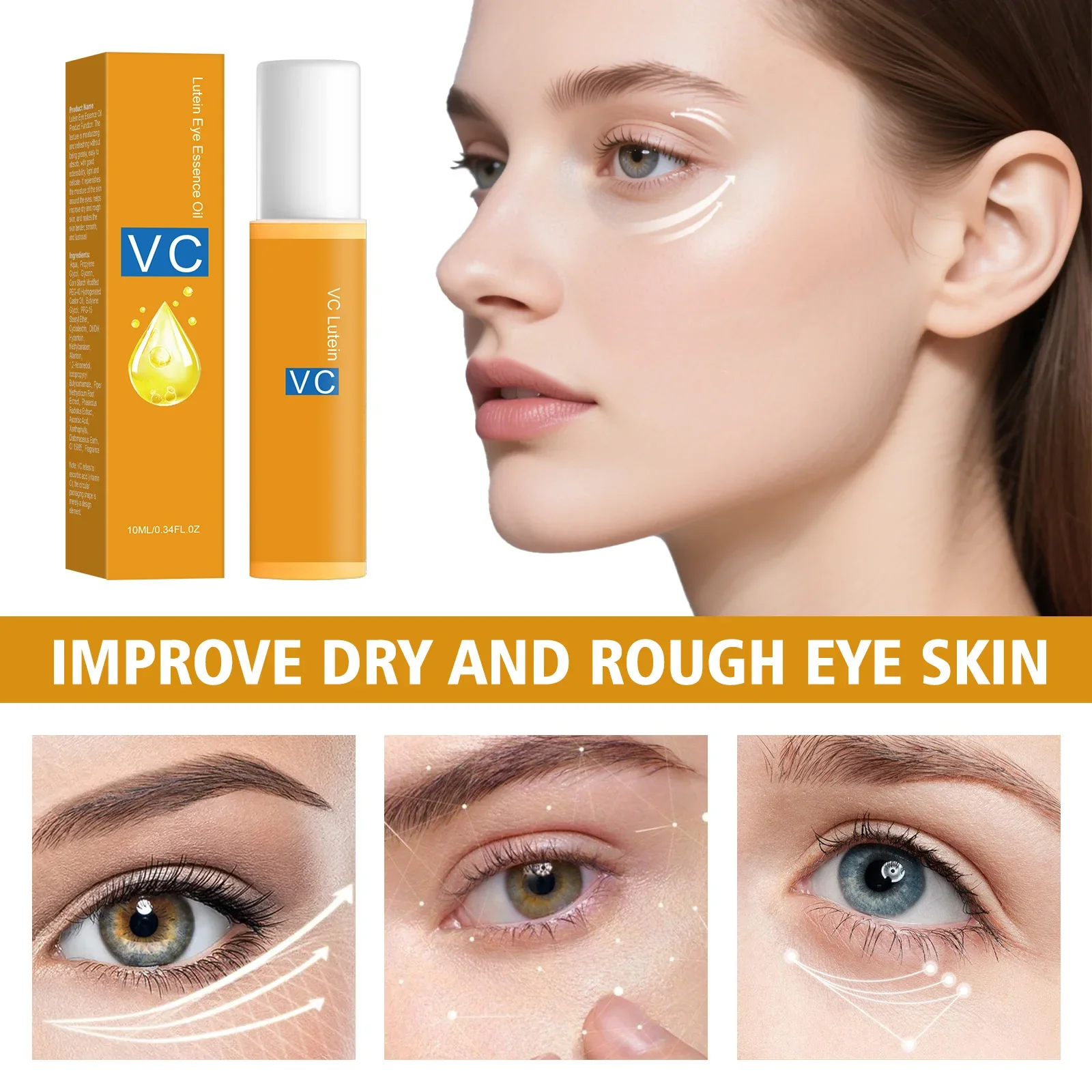 Vitamin C Eye Treatment Oil 10 - Caffeine Eye Serum review and price