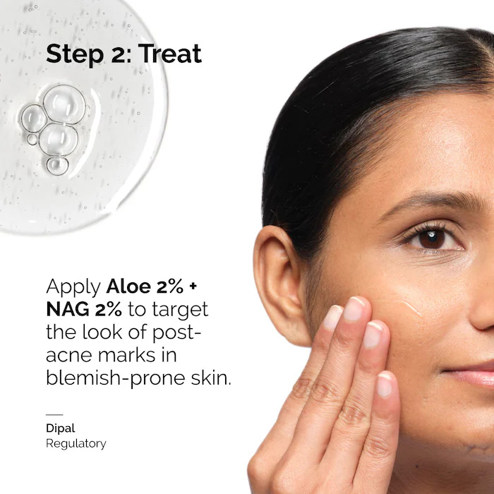 Aloe 2% + NAG 2% Solution Seru - Aha Bha Exfoliant review and price