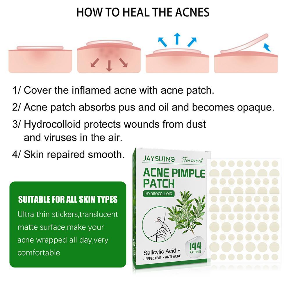 Tea Tree Oil Acne Patch 144Pcs - Tea Tree Spot Treatment review and price