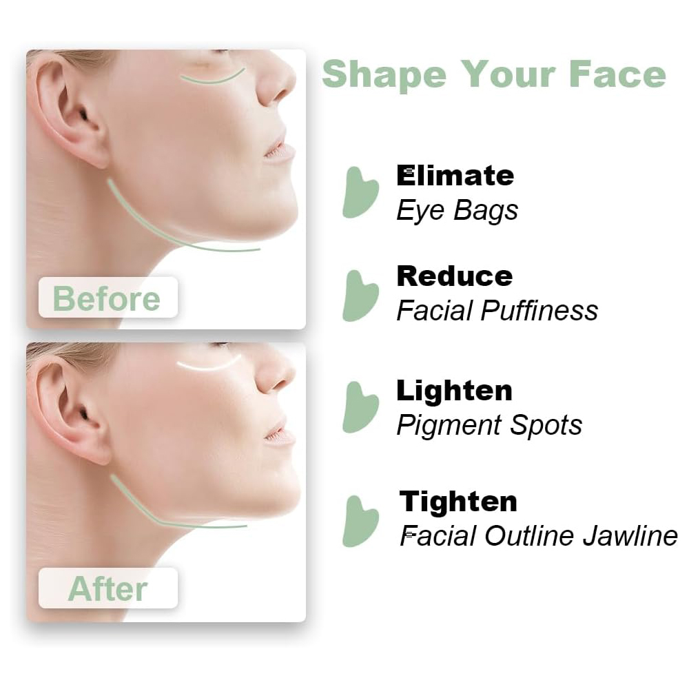 1PCS Natural Glass Jade Scrapi - Skincare Natur E review and price