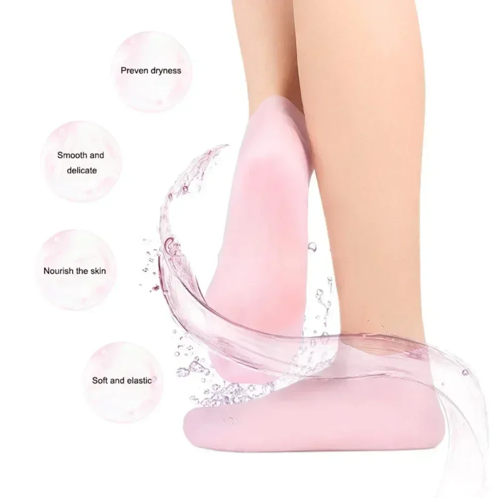 1Pair Silicone Socks Foot Spa  - Aha Bha Exfoliant review and price