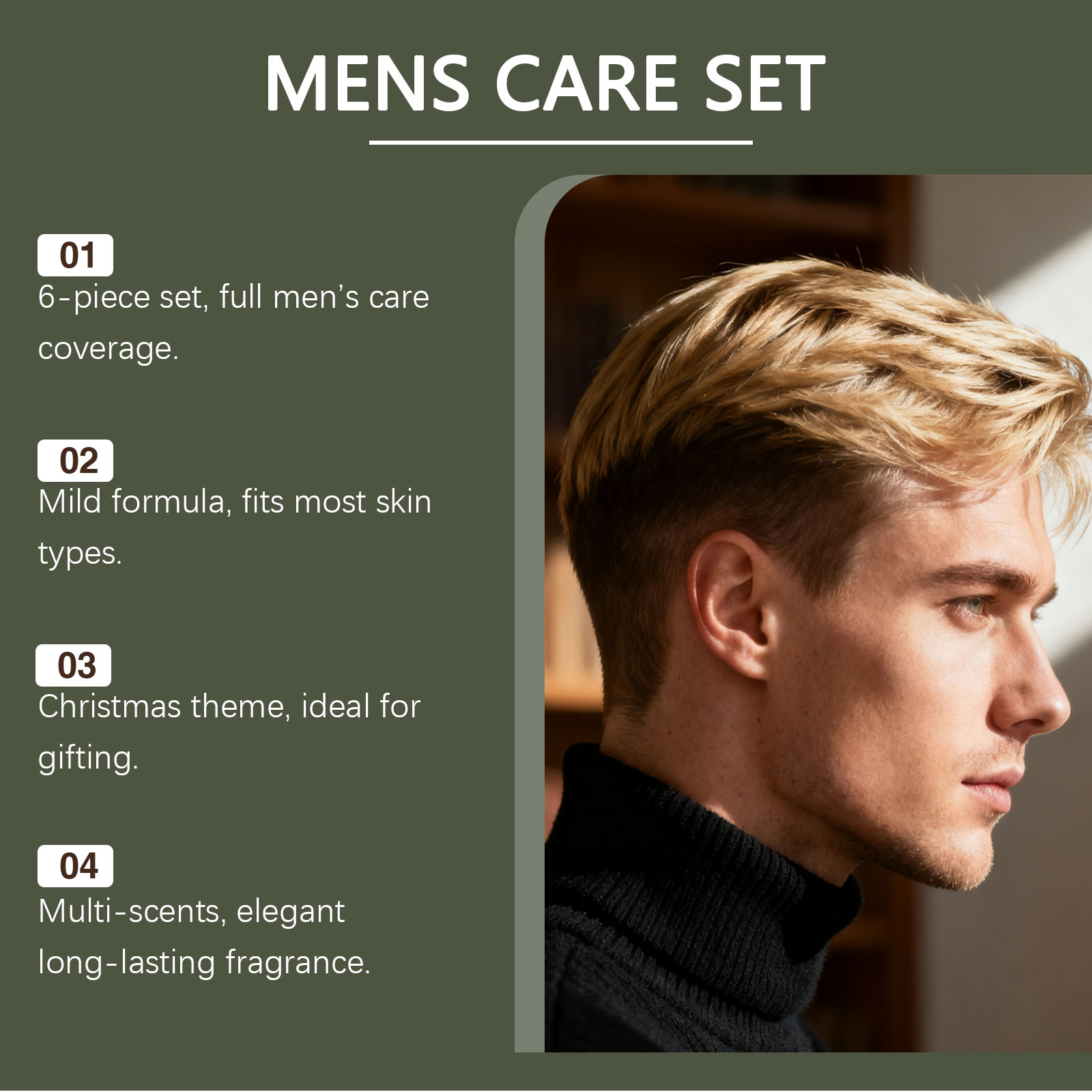 Men's Personal Care Set Beard  - Skincare Natur E review and price