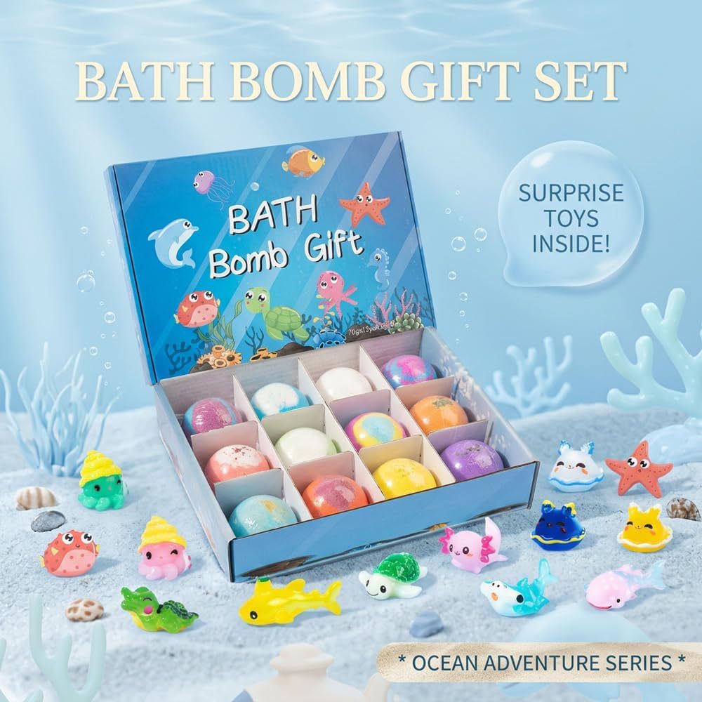 12Pcs Natural Kids Bath Bombs  - Skincare Natur E review and price