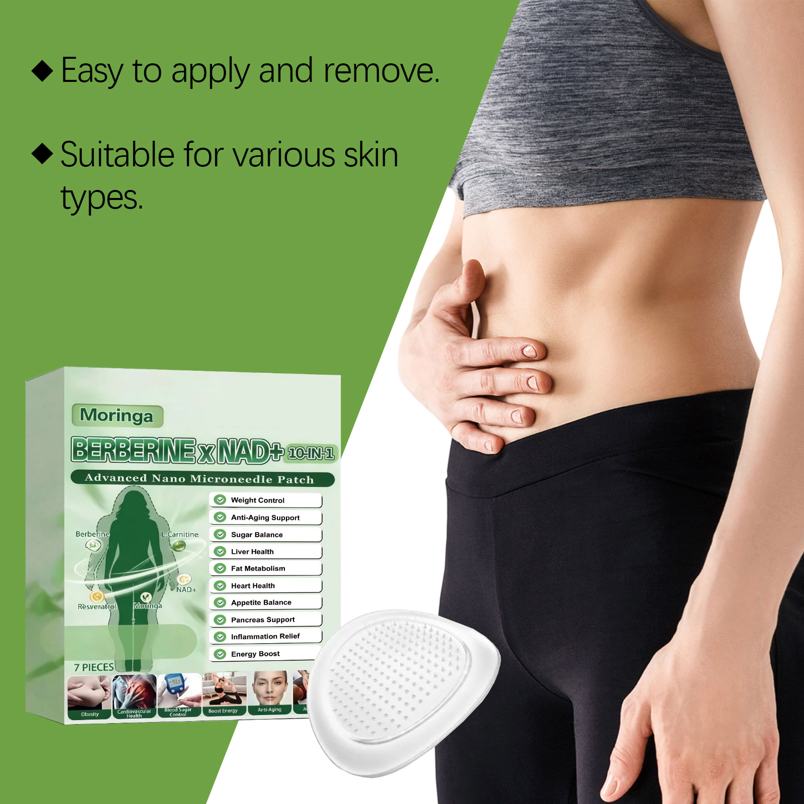 10 In 1 Overnight Microneedle  - Skincare Natur E review and price